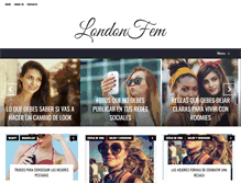 Tablet Screenshot of londonfem.com